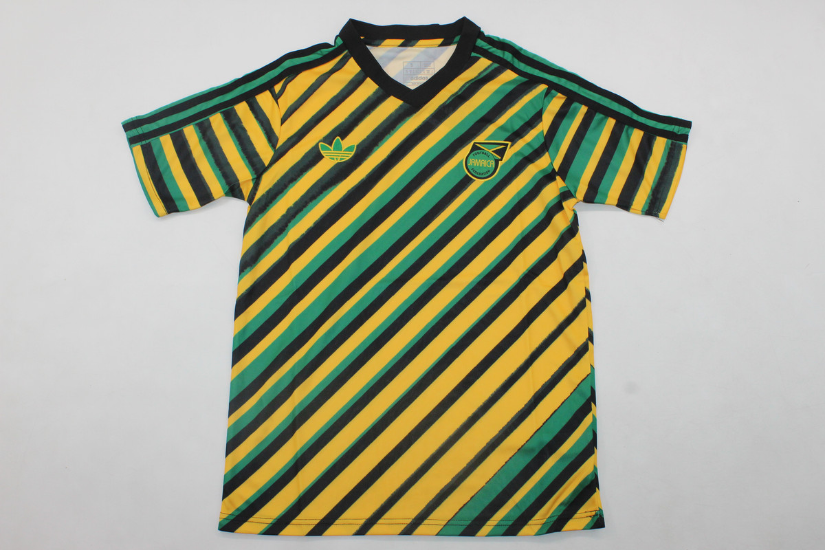 AAA Quality Jamaica 24/25 Yellow/Green Training Jersey